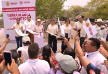 Los chinantecos también son veracruzanos: Rocío Nahle arranca obras carreteras en Tierra Blanca