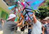 Con quema de toritos, Xico cierra las fiestas en honor a Santa María Magdalena